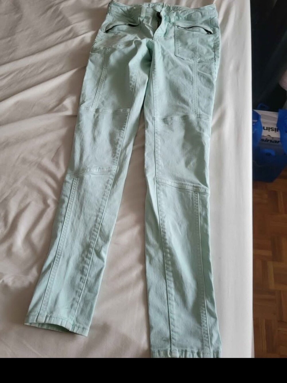 American Eagle Outfitters Mint Green Slim Straight Pants